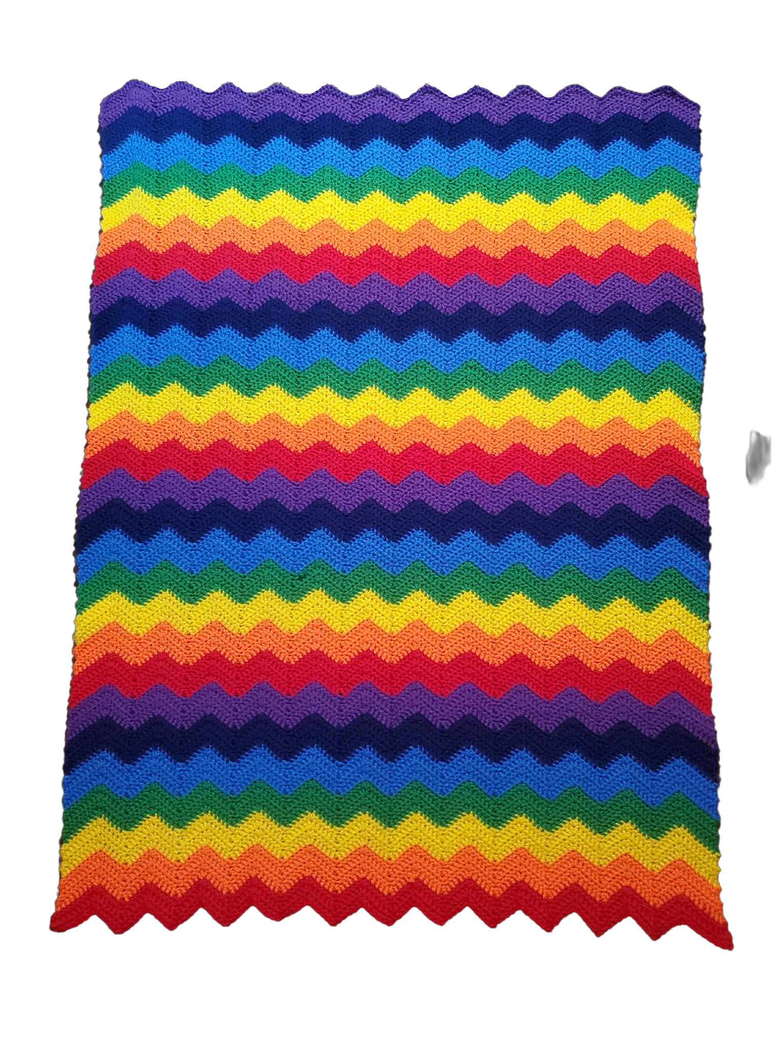 Rainbow Chevron Pride Blanket - Crochet Pattern